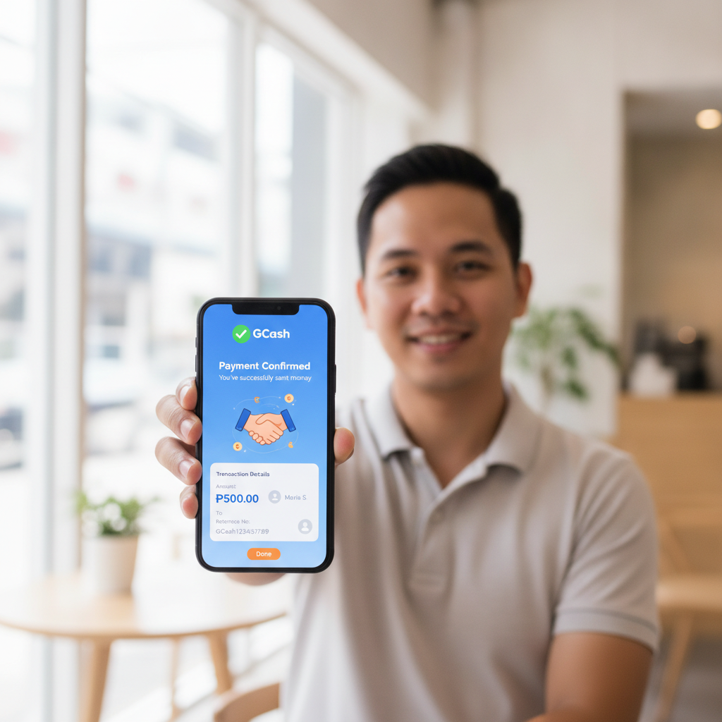 Illustration: How to Make Your First Deposit on JD TITAN Using GCash